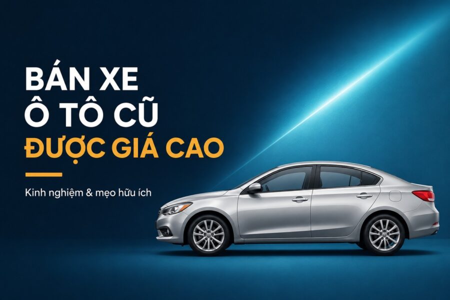 Bán xe ô tô cũ được giá cao, kinh nghiệm và mẹo hữu ích