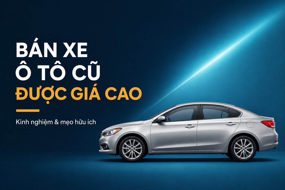 Bán xe ô tô cũ được giá cao, kinh nghiệm và mẹo hữu ích